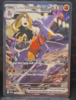 Pokemon Cynthia's Garchomp EX 232/182 Sv10: Destined Rivals Illustration Rare H… - Image 1