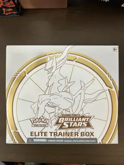Pokemon TCG Sword & Shield Brilliant Stars Elite Trainer Box Booster Promo - Image 1