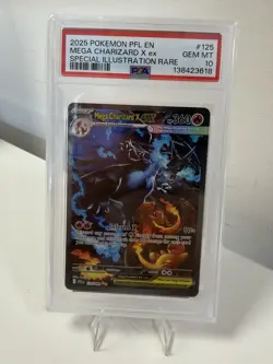 Pokemon TCG Mega Charizard EX Phantasmal Flames 125/094 PSA 10 - Image 1