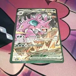 Pokemon Team Rocket's Nidoking EX 233/182 Sv10: Destined Rivals Rare Full Art H… - Image 2