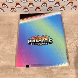 Pokemon TCG - Prismatic Evolutions Binder - NEW - Binder Only - Image 2