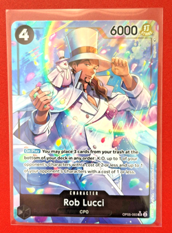 One Piece TCG Rob Lucci OP05-093 SR (Alt Art) Super Rare Awakening English NM - Image 2