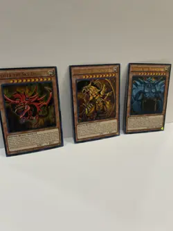 Yu-Gi-Oh LDK2 Limited Edition God Card Lot – Slifer, Ra, Obelisk 96 LP-NM - Image 2