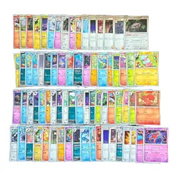 73 Japanese Pokemon Card Lot - Ninja Spinner Set - Pack Fresh C/UC Bulk - Image 1