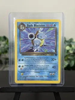 Pokemon TCG Dark Blastoise 20/82 Rare Non-Holo Card - Image 1