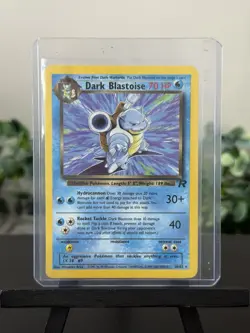 Pokemon TCG Dark Blastoise 20/82 Rare Non-Holo Card - Image 1