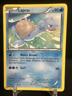 Lapras 26/99 Black & White Next Destinies Pokemon Card - Image 1