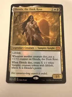 Magic: The Gathering Elenda the Dusk Rose Legendary Creature Foil Mythic Double… - Image 1