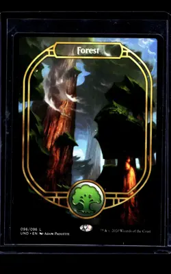 2020 MTG Magic The Gathering UND Unsanctioned Full Art #96 Forest - Image 1