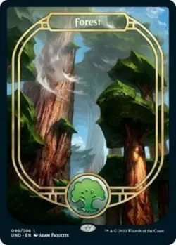 Forest 096 Full Art Unsanctioned PACK FRESH MTG Magic DNA GAMES - Image 1