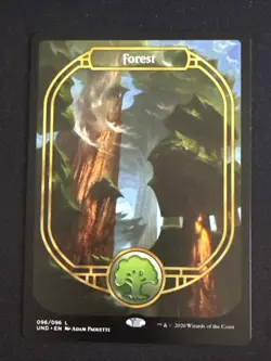1x Forest (096) Full Art Unsanctioned NM MTG Magic the Gathering x1 MKE - Image 1