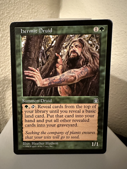 Hermit Druid - Stronghold - Magic The Gathering - MTG - Image 1