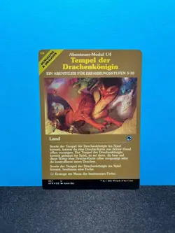 FOIL Tempel der Drachenkonigin / Temple of the Dragon Queen - MTG Magic - Image 1