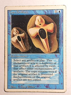 Copy Artifact revised Mtg Magic English played - Image 1