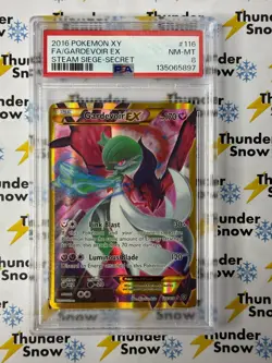 Gardevoir ex #116 Steam Siege Secret 2016 Pokemon XY PSA 8 - Image 1