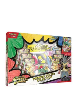Pokemon Ascended Heroes: Mega Lucario Premium Poster Collection Ships On Payment - Image 1