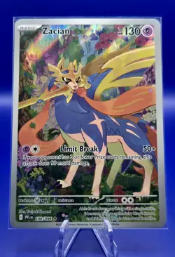 Pokemon Zacian 100/094 Phantasmal Flames Illustration Rare English NM - Image 1