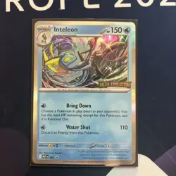 Pokemon TCG - Inteleon MEP 002 Mega Evolution Stamped Prerelease Promo - Image 2