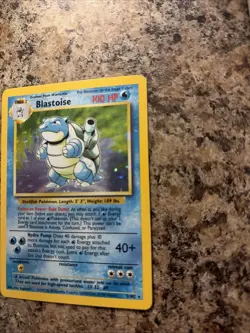 Blastoise 2/102 Base Set Holo Rare NM - Near Mint - Vintage 1999 Pokemon TCG - Image 3