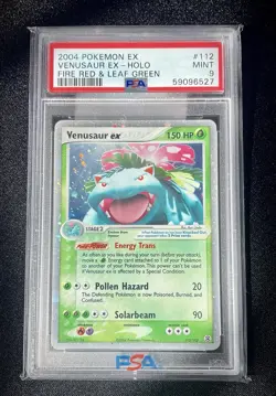 2004 Pokemon EX Fire Red Leaf Green Venusaur Ex Holo #112 PSA 9 - Image 1