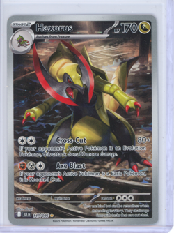 Pokemon TCG Black Bolt Illustration Rare Haxorus 147/086 - Image 1