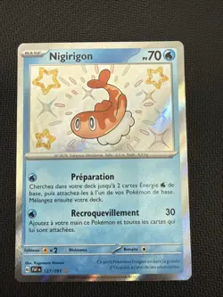 Carte Pokemon Nigirigon 127/091 PAF Destinees de Paldea FR - Image 1