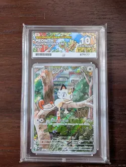 Pokemon Tcg Meowth 106/094 Me02: Phantasmal Flames Ace 10 - Image 1