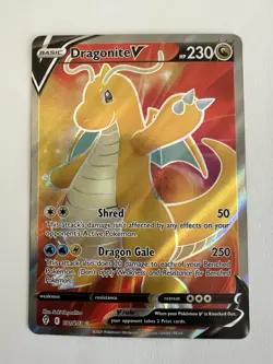 Pokemon Dragonite V 191/203 Evolving Skies Ultra Rare Holo Full Art - Image 1