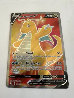 Pokemon Dragonite V 191/203 Evolving Skies Ultra Rare Holo Full Art - Image 2