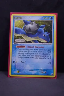 Lapras 8/92 Pokemon TCG Legend Maker Holo Rare Stamped - Image 3