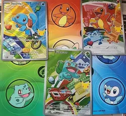 New 🔥 Pokemon 30th Anniversary Kanto Starters Charmander Squirtle Bulbasaur 🔥 - Image 1
