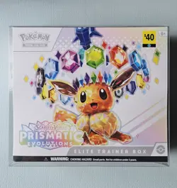 2 Pokemon TCG Scarlet & Violet Prismatic Evolutions ETB Elite Trainer Box SEALED - Image 3