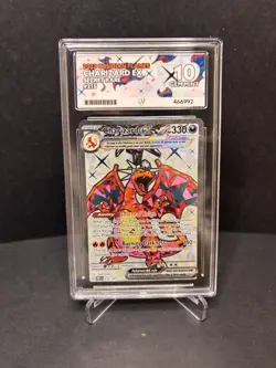 Pokemon TCG Obsidian Flames - Charizard Ex 215/197 - Ace Graded 10 Gem Mint - Image 1