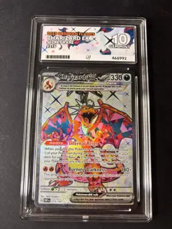 Pokemon TCG Obsidian Flames - Charizard Ex 215/197 - Ace Graded 10 Gem Mint - Image 3