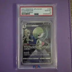 2021 POKEMON JPN SWORD & SHIELD VMAX CLIMAX #196 FULL ART/GARDEVOIR PSA 10 - Image 1