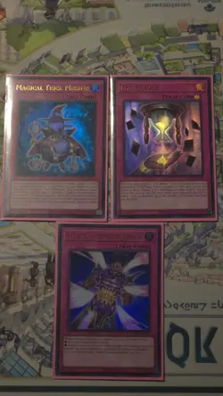 YUGIOH - ATTACK GUIDANCE ARMOR, LIFE SHAVER, MAGICAL TRICK MIRROR SET - KC01 - Image 1