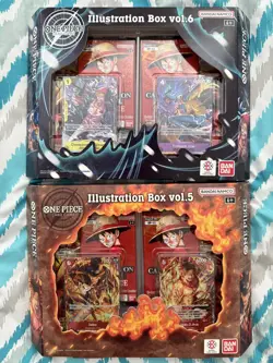 One Piece TCG: Illustration Box Vol 5 and Vol 6 BUNDLE (Set of 2) SEALED 🚚💨 - Image 1