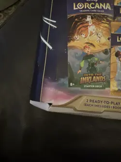 Disney Lorcana Costco Inklands Bundle Box Pirate Mickey Foil Promo *Damaged Box - Image 4
