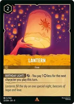 4x Lantern - 32/204 - Rare NM-Mint Disney Lorcana: Fabled Lorcana - Image 1