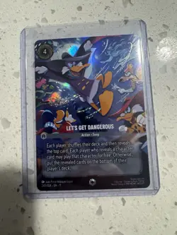 Lorcana Winterspell Let’s Get Dangerous Enchanted Darkwing Duck 240/204 Card - Image 2