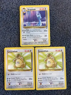 40+ Base Set 2 Pokemon NM Card Lot - 3 Rares - WOTC Vintage - Image 2