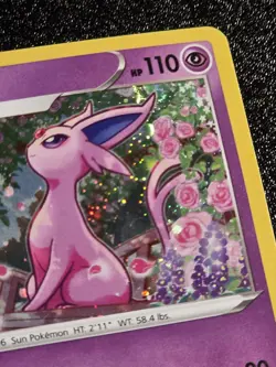 💎Espeon💎🌀SWIRL🌀 SWSH174 Black Star Promo Card Holo - Image 2
