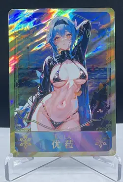 EULA Genshin Impact UR Goddess Story Sexy Anime Waifu Card Foil ACG - Image 1