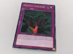 Yugioh Super RARE Gravity Collapse VASM-EN030 TCG Trading Card - Image 1