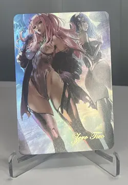 Zero Two And Rei Cute Sexy ACG Goddess Waifu Card Girl Holo Doujin Anime - Image 1
