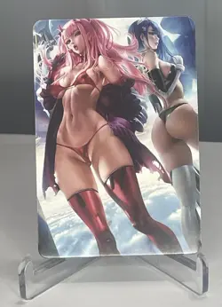 Zero Two And Rei Cute Sexy ACG Goddess Waifu Card Girl Holo Doujin Anime - Image 2