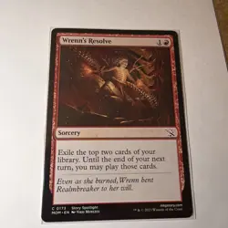 MTG WRENN'S RESOLVE - March of the Machine LP - Image 1