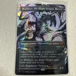 Skithiryx The Blight Dragon Halo Foil 147 MTG March Of The Machines - Image 1