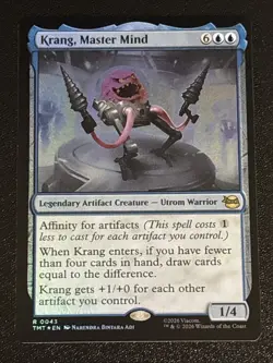 MTG Teenage Mutant Ninja Turtles Krang, Master Mind Foil 0043 NM Rare - Image 1