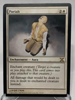 MTG Pariah (LP) from 10th Edition : Magic the Gathering - Image 1